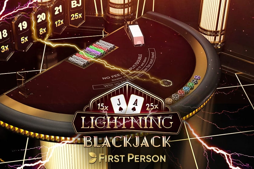 First Person Lightning Blackjack -